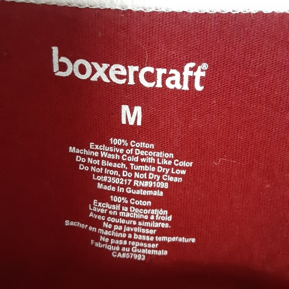 Boxercraft Red Crop Tee - Picture 4 of 4